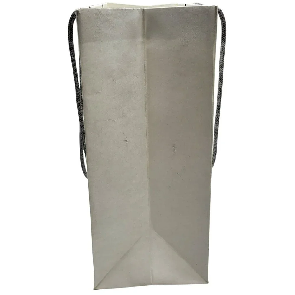 Apple Store Shopping Bag Gift Bag 11X8X5 White Grey Paper Reusable